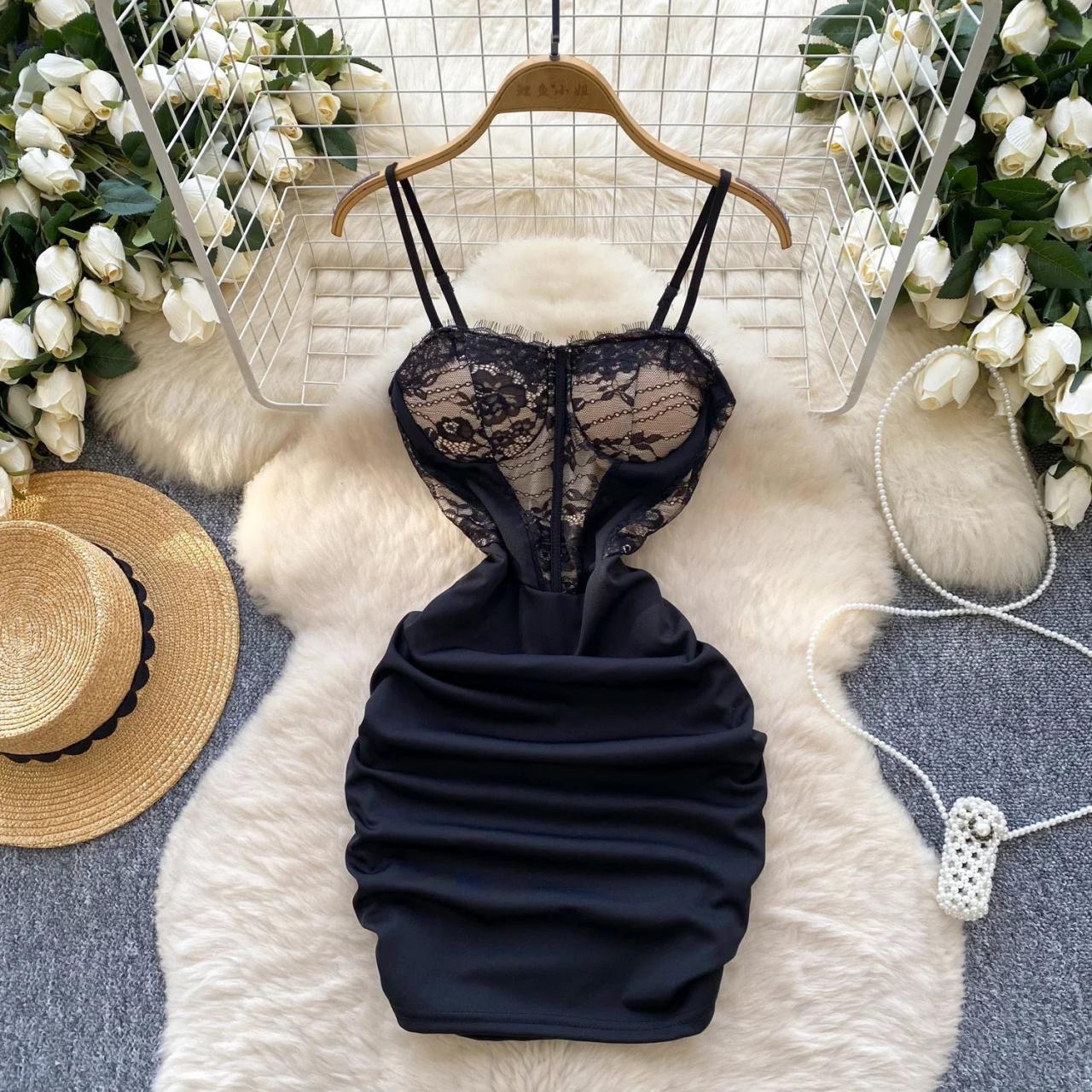 white lace shift dress with sleeves See You There White Lace Shift Dress – Shop the Mint main image 1