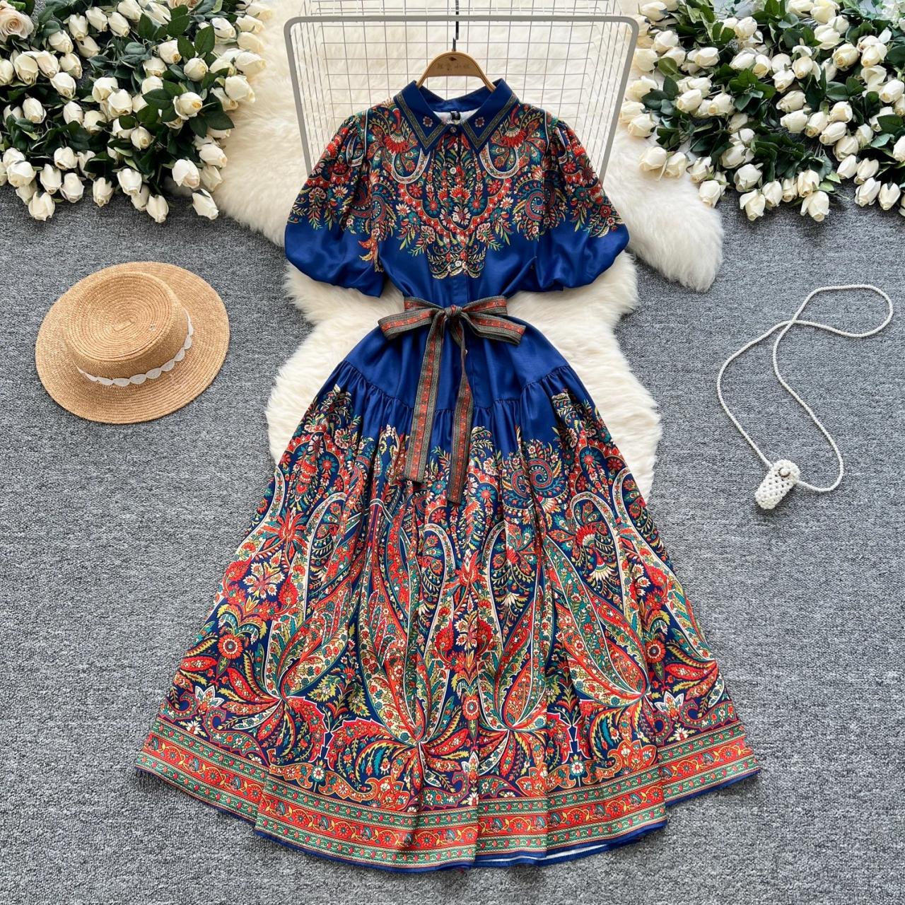 knee length dresses for ladies THEO MAXI DRESS main image 0