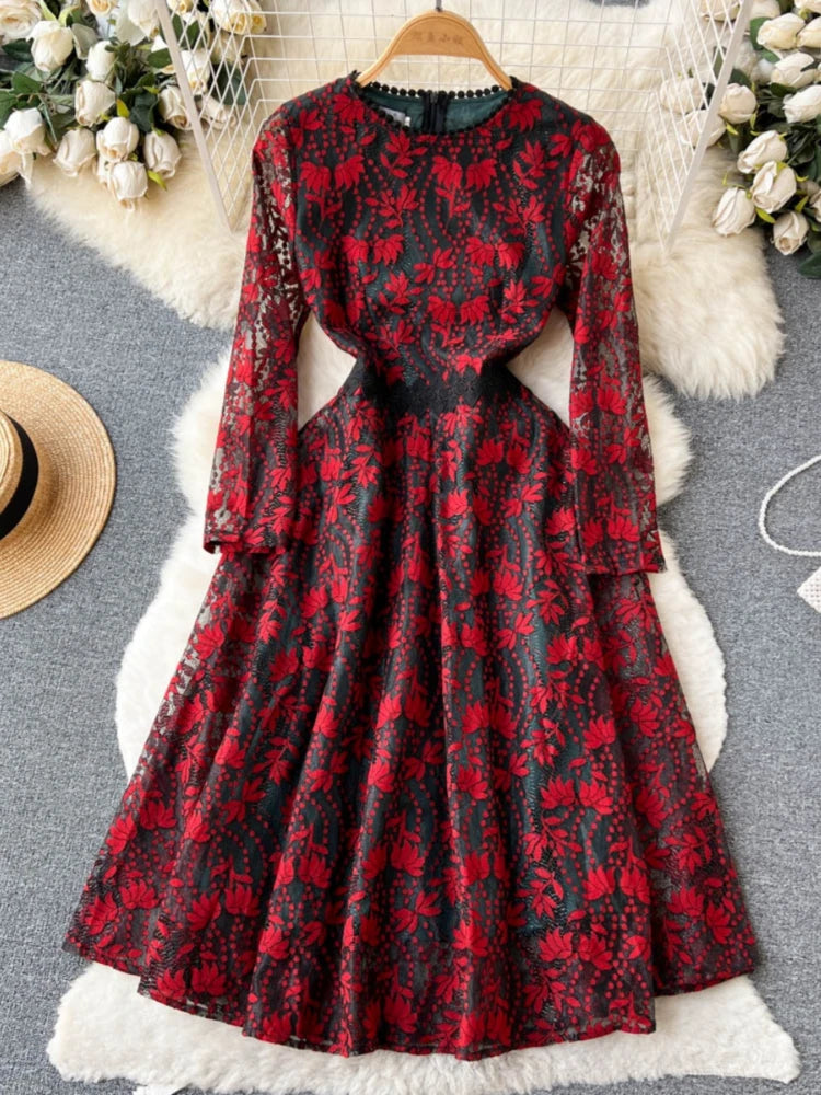 lace dress. All Mine Black Lace Mini Dress - US 6
