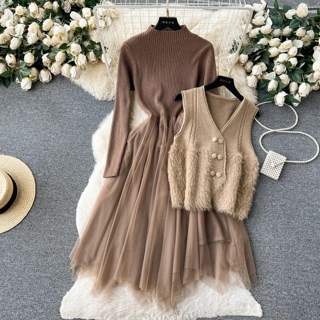 glamorous knitted dress KA6962_BD10_01.jpg?v=1655130130 main image 0