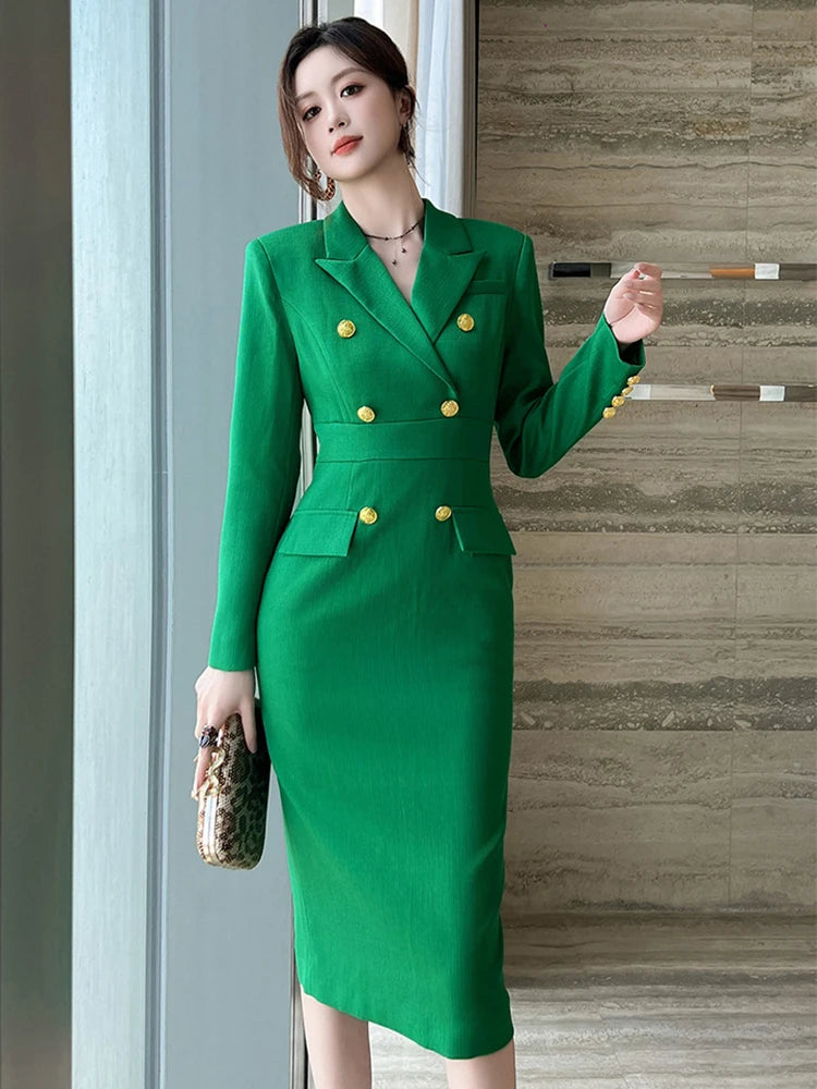 slim fit dress slacks Satin Blazer Mini Dress | Work To Play Dress | Cute Dresses – MOD&SOUL main image 0