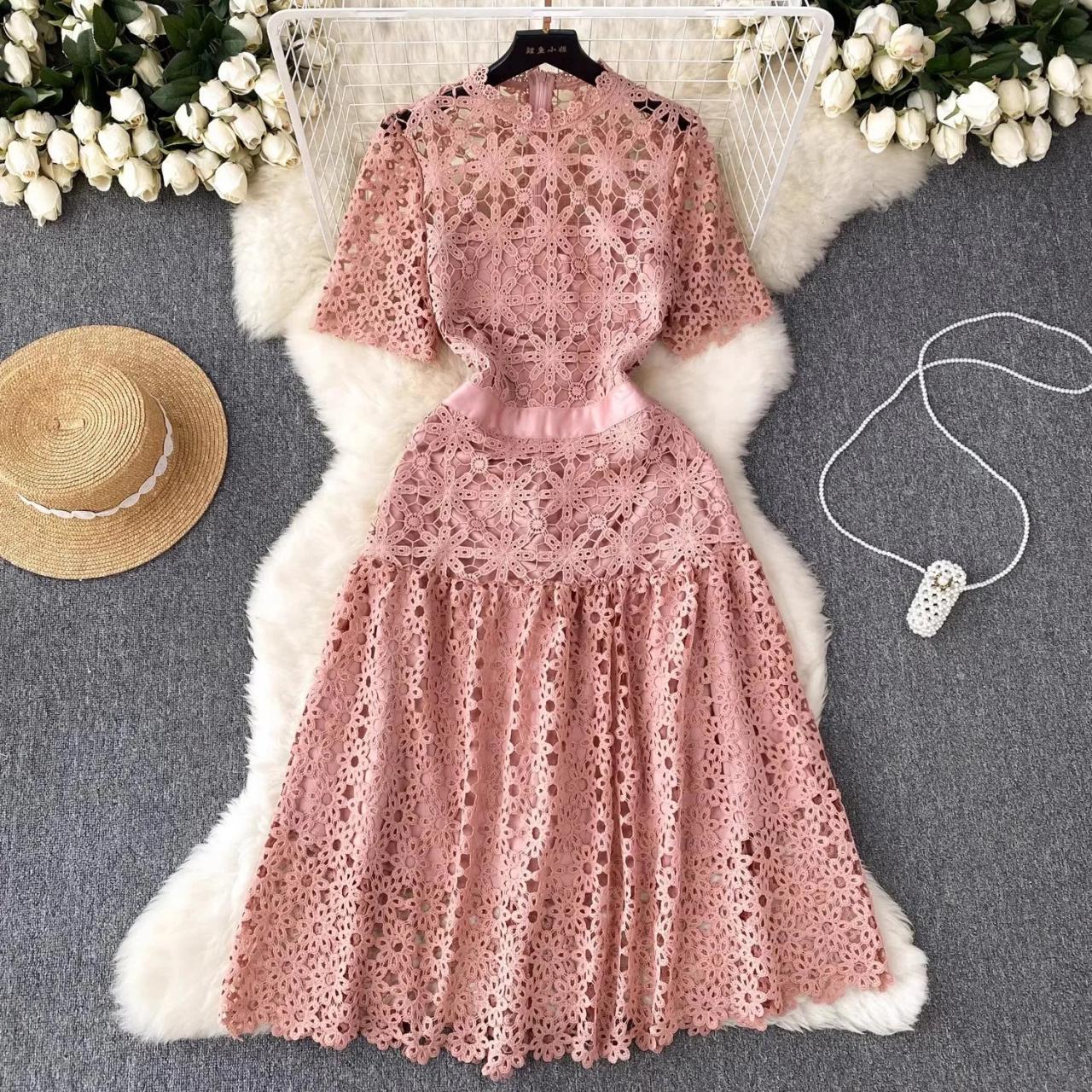 Lace Overlay Mint Green Midi Dress on Luulla