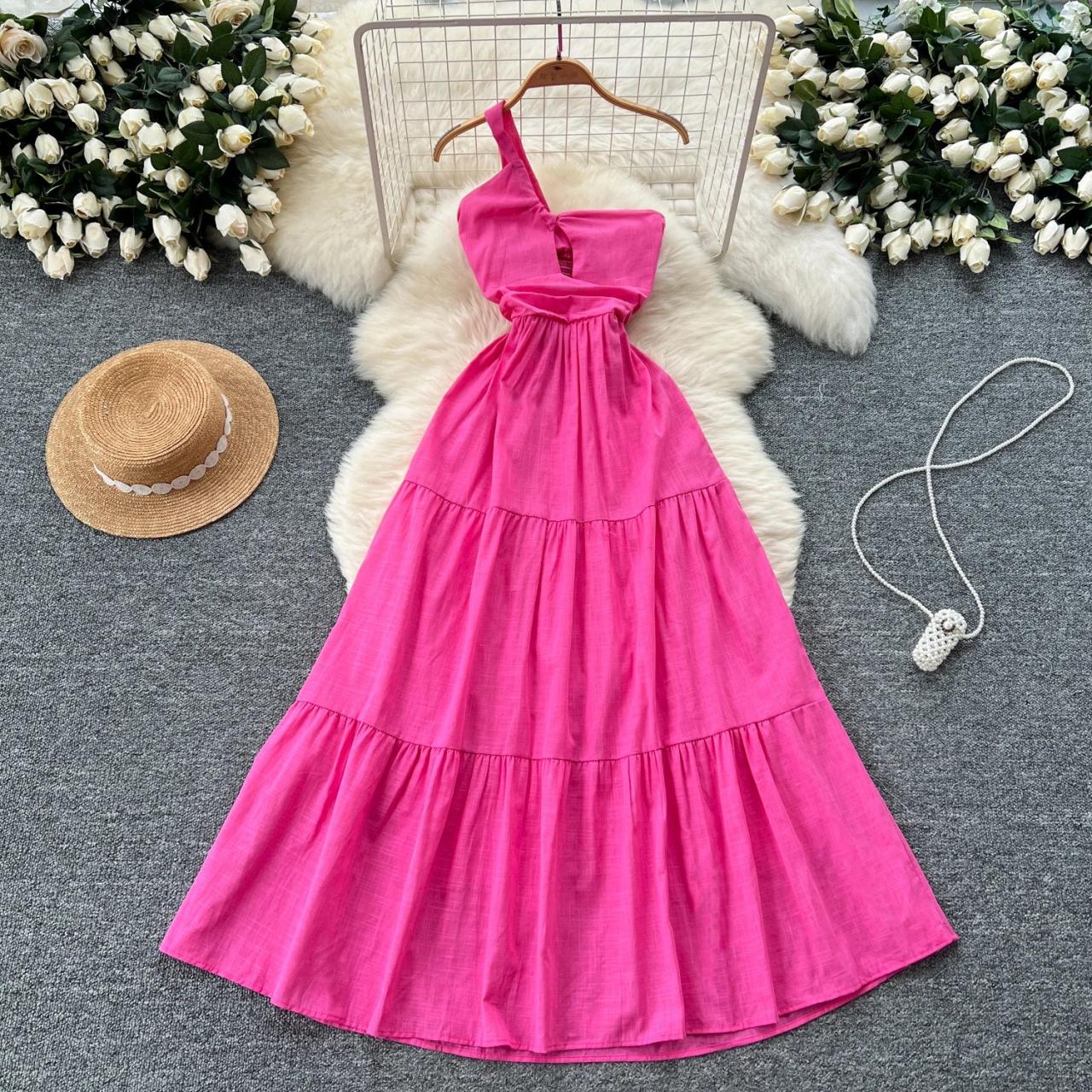 white christmas dresses Petal and Pup Women's Kleo One Shoulder Maxi Dress main image 0