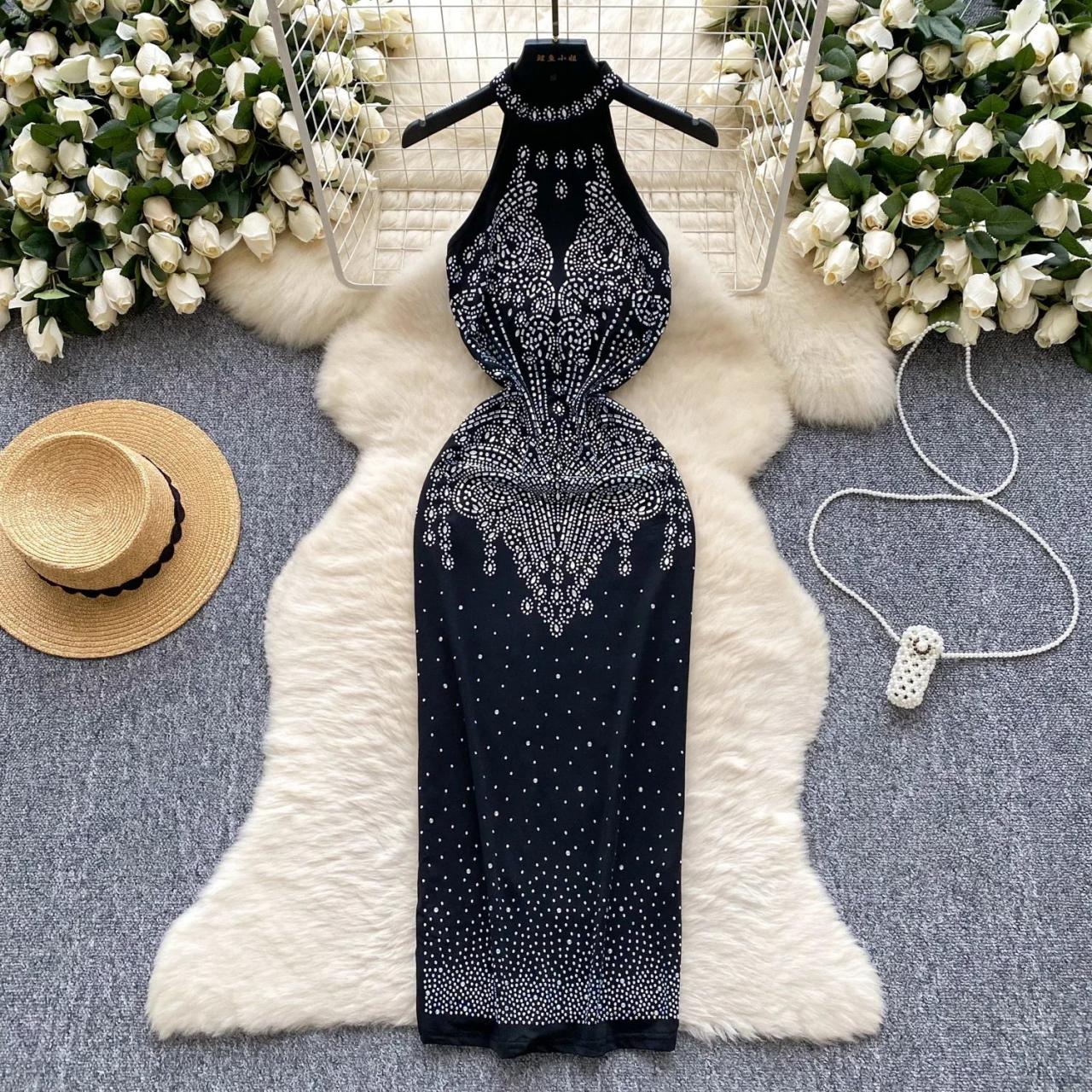 black and gold shift dress Cult Gaia - Chii Gown main image 0